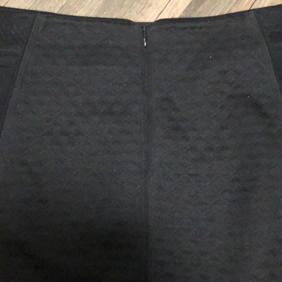 White House Black Market Skirt Black Pencil SZ 10 - Picture 6 of 8